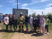 Акция "Молодежь Прибайкалья против пожаров" прошла в Куйтуне на базе пожарной части 21